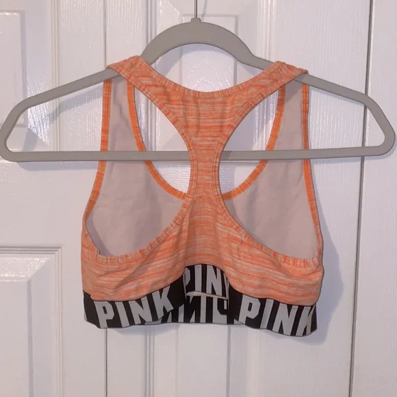 PINK Victorias’ Secret Orange Sports Bra - Picture 2 of 3